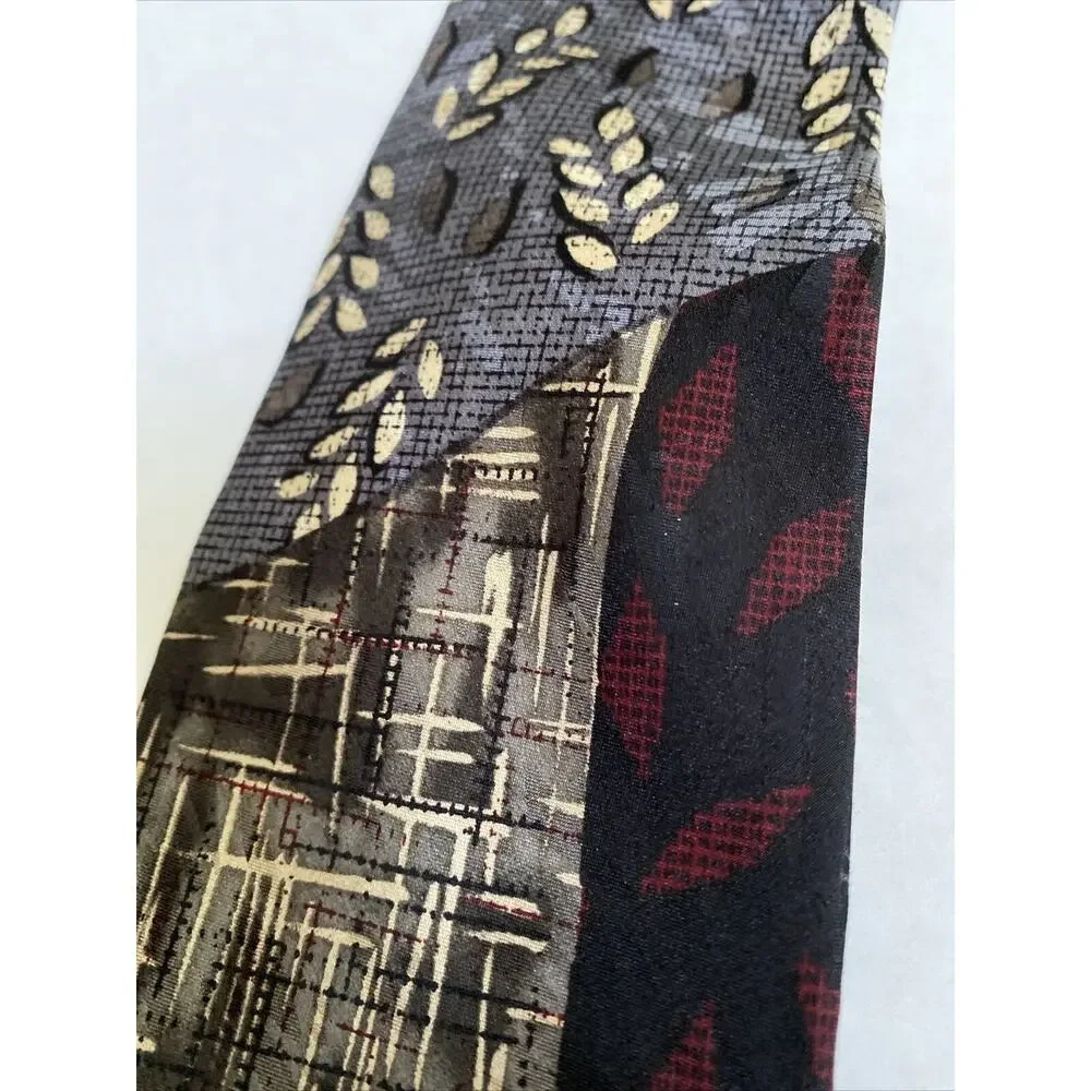 CHEZ ROFFE Bold Abstract Art Deco Urban Artsy‎ Necktie.
